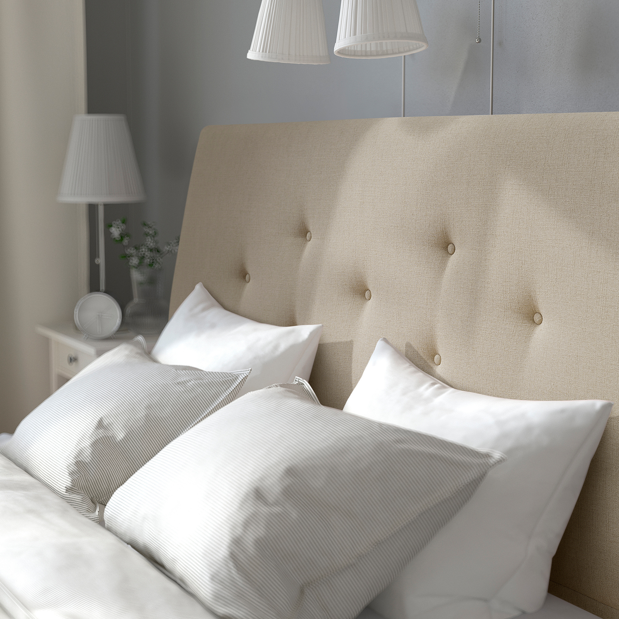 IDANÄS upholstered storage bed
