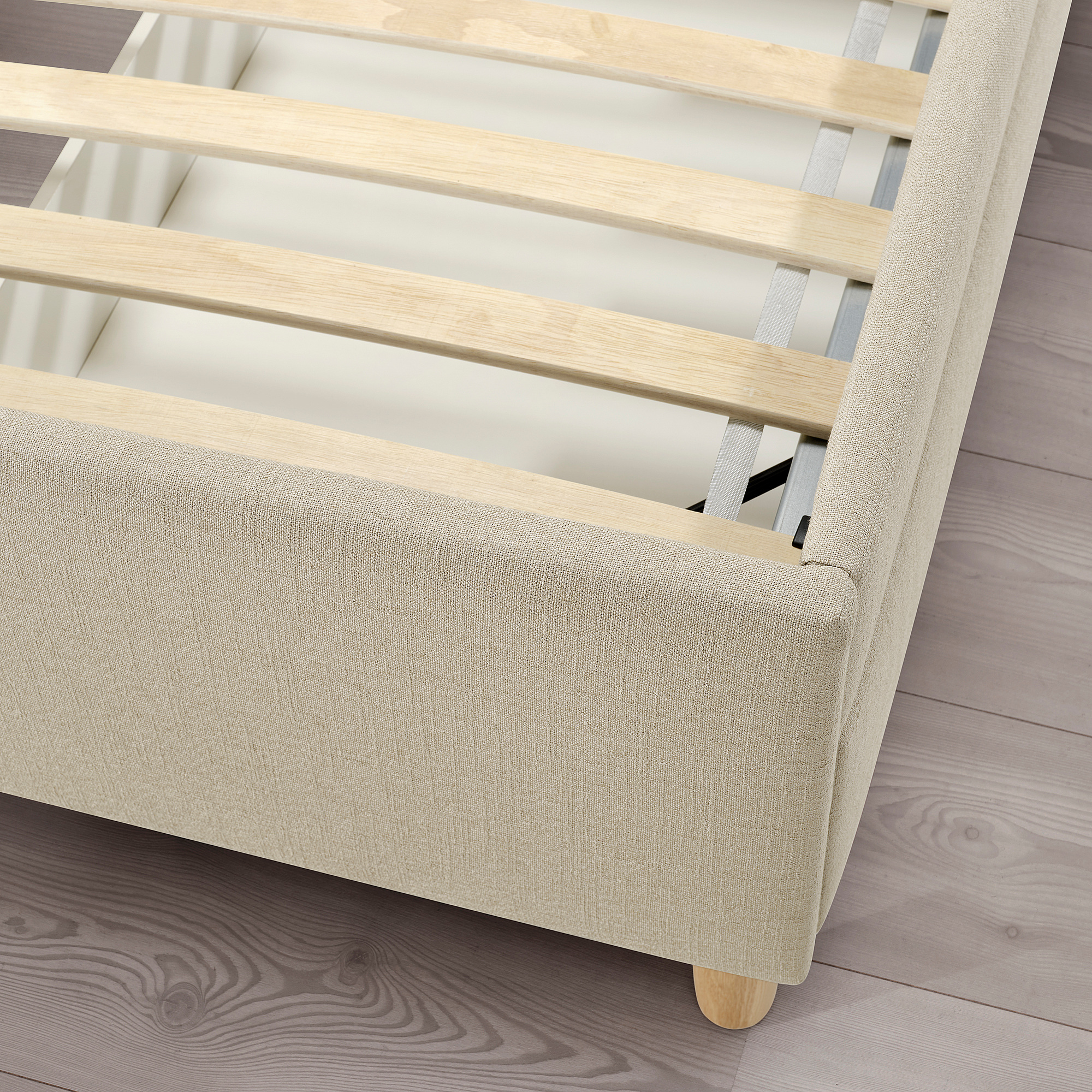 IDANÄS upholstered storage bed