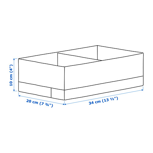 STUK - 分格收納盒, 白色 | IKEA 線上購物 - PE690837_S4