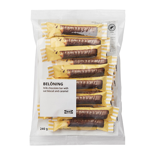 BELÖNING - milk chocolate bar, oat and caramel Rainforest Alliance Certified, 240 g | IKEA Taiwan Online - PE874686_S4