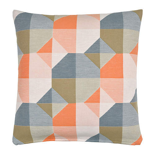 SVARTHÖ - cushion cover, orange/multicolour, 50x50 cm | IKEA Taiwan Online - PE942334_S4