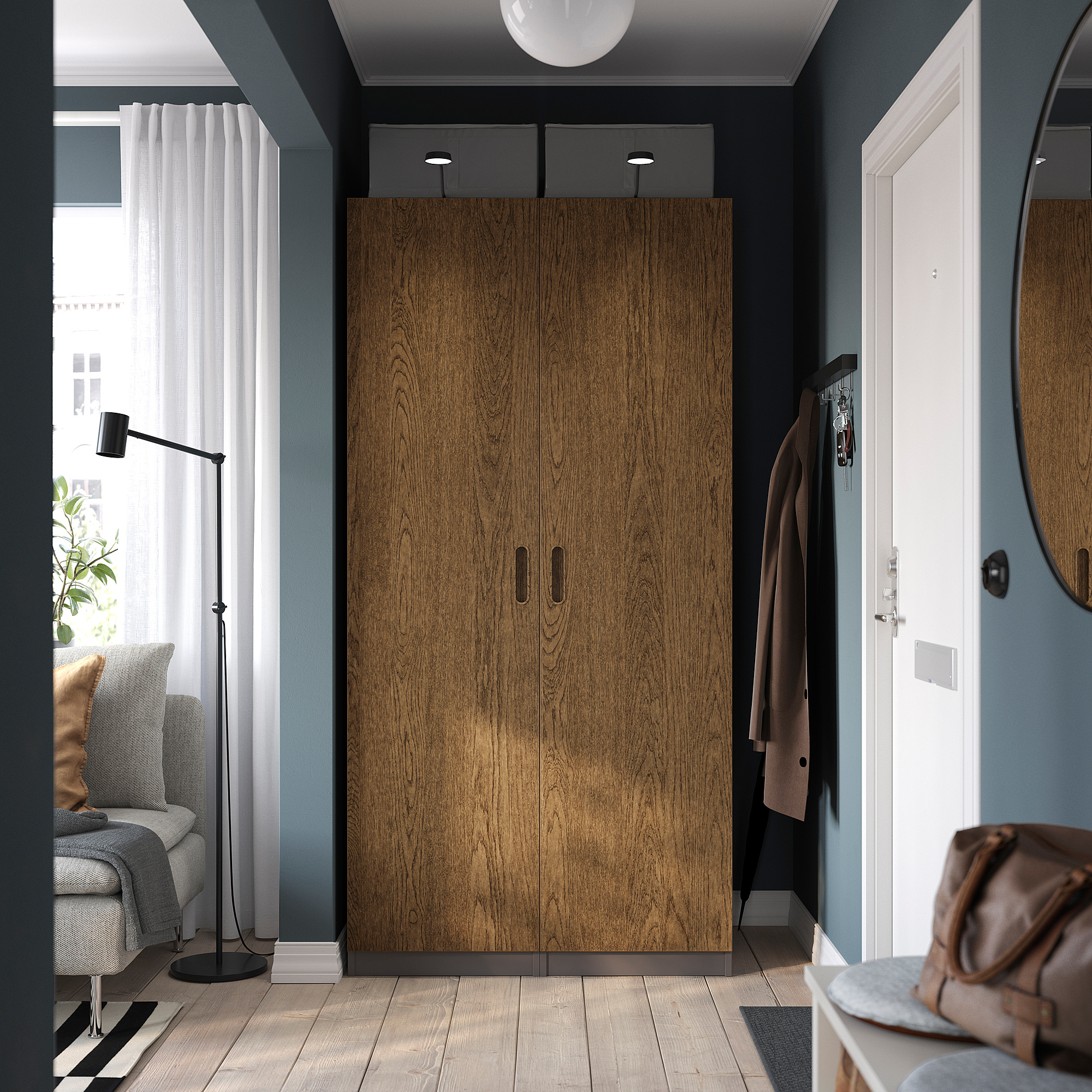 TONSTAD door with hinges