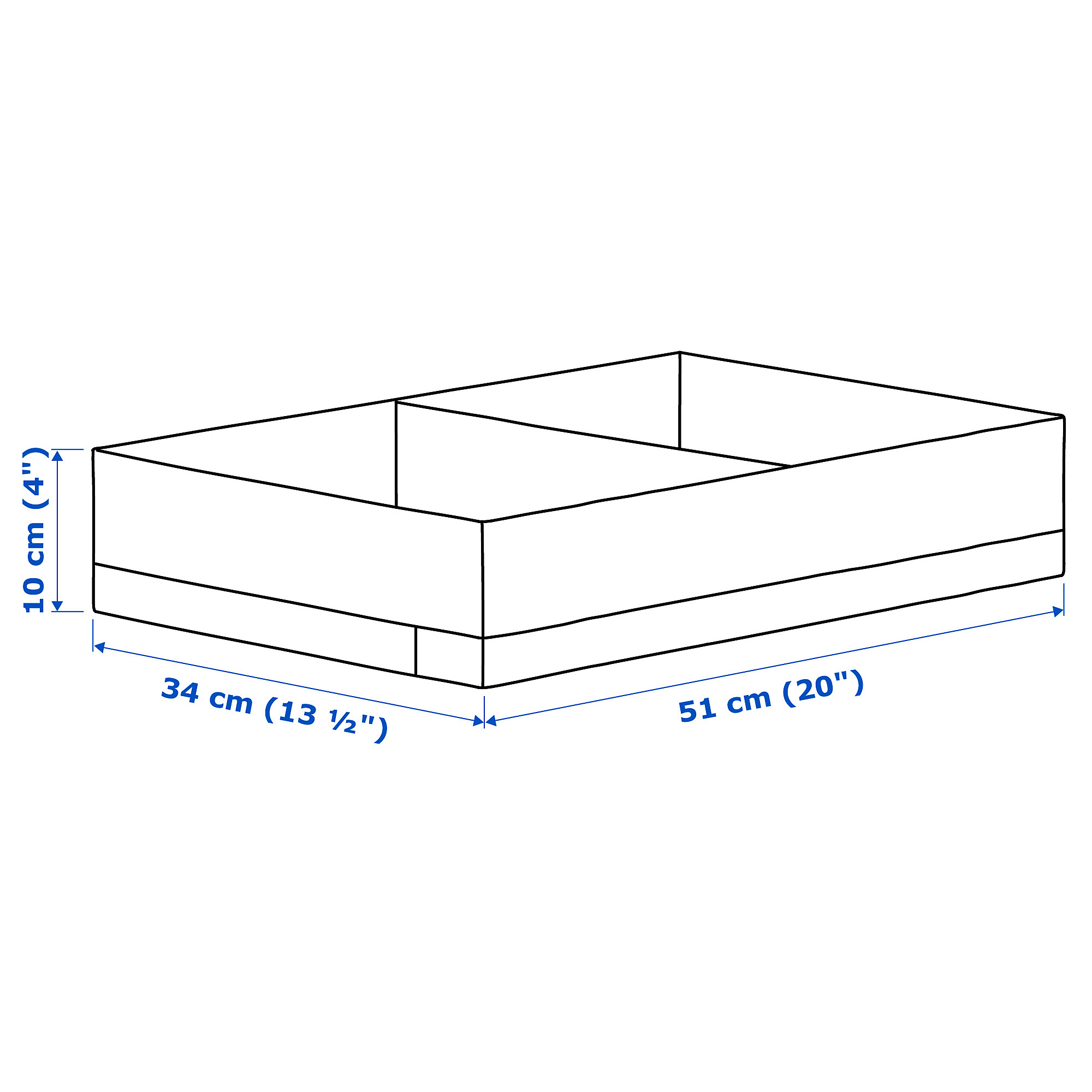 STUK box with compartments