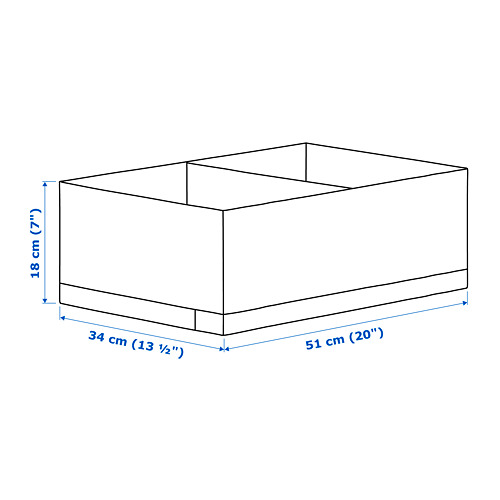 STUK box with compartments