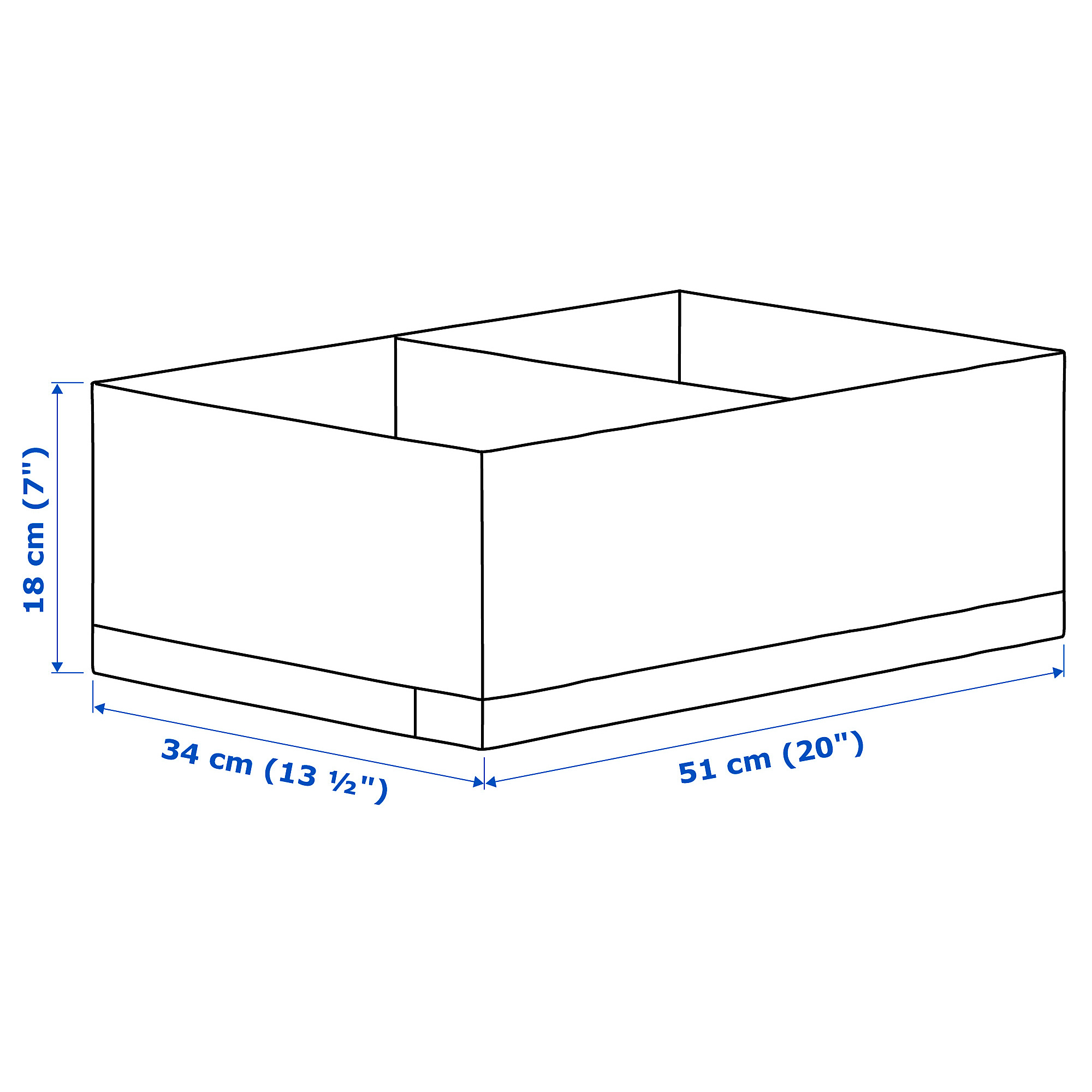 STUK box with compartments