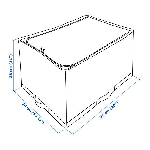 STUK - 收納盒, 白色/灰色 | IKEA 線上購物 - PE690926_S4