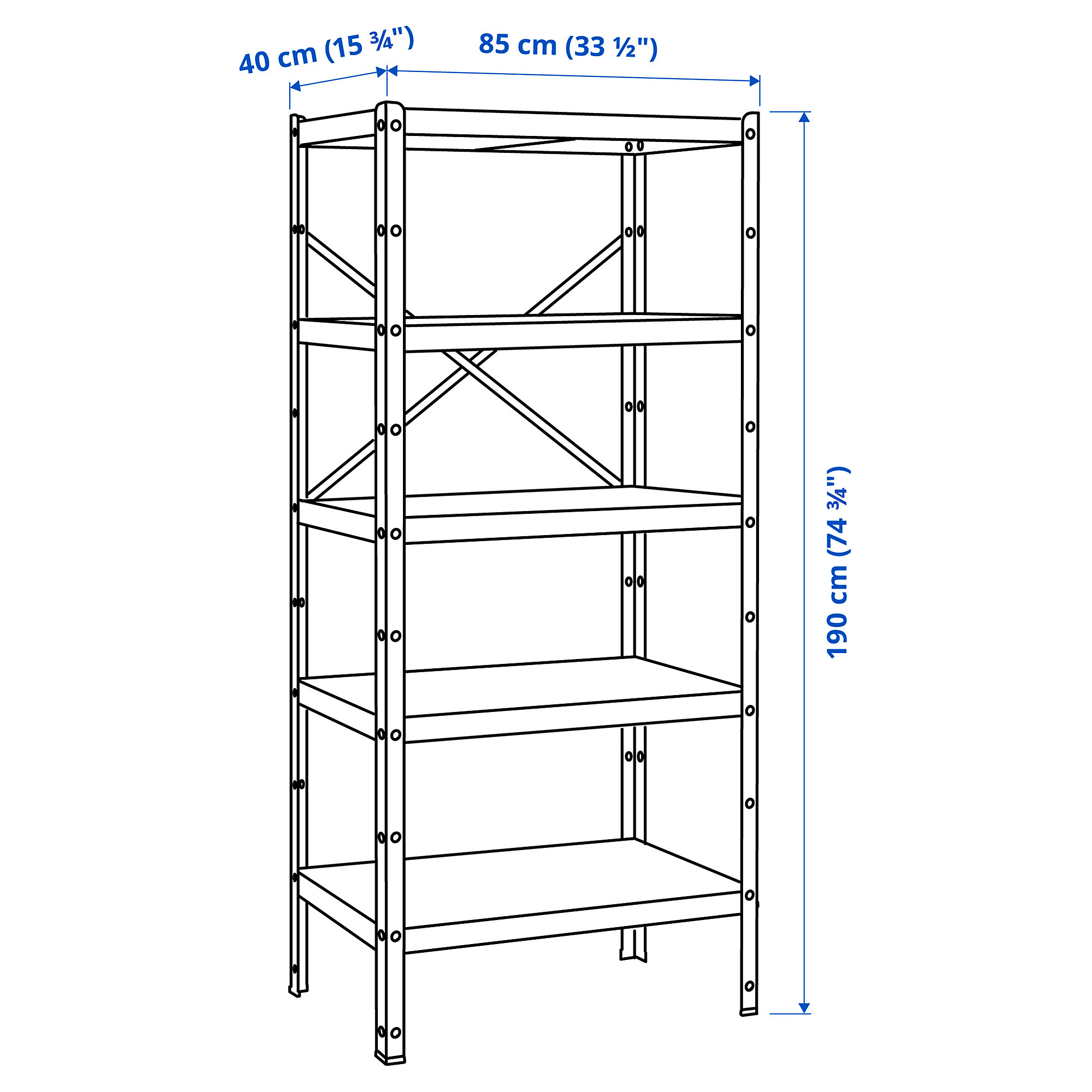 BROR shelving unit