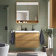 ÄNGSJÖN/BACKSJÖN wash-stnd w drawers/wash-basin/taps