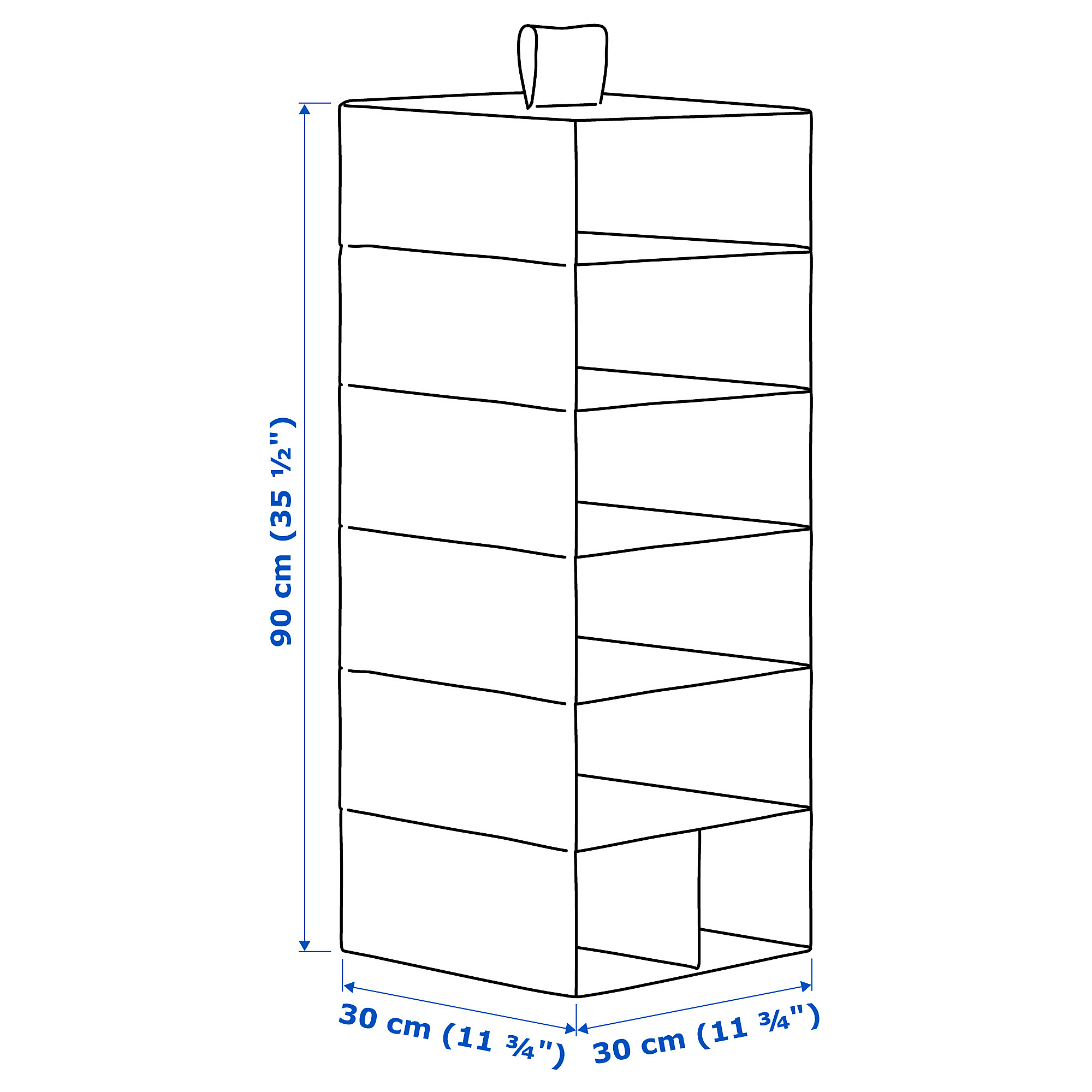 STUK storage with 7 compartments