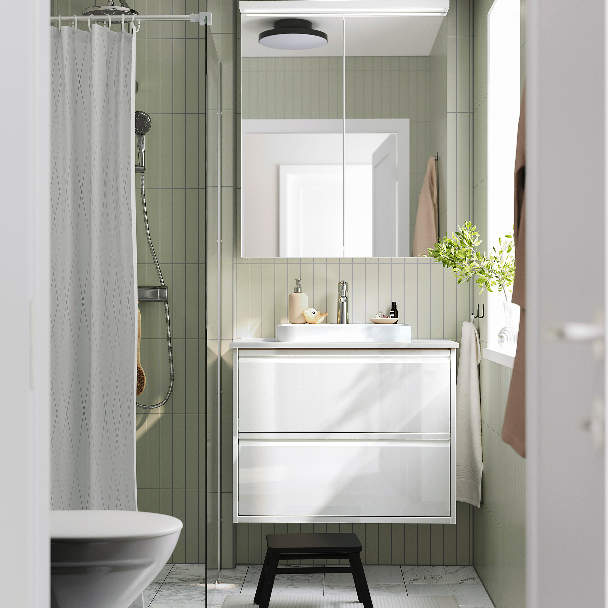 ÄNGSJÖN/BACKSJÖN wash-stnd w drawers/wash-basin/tap