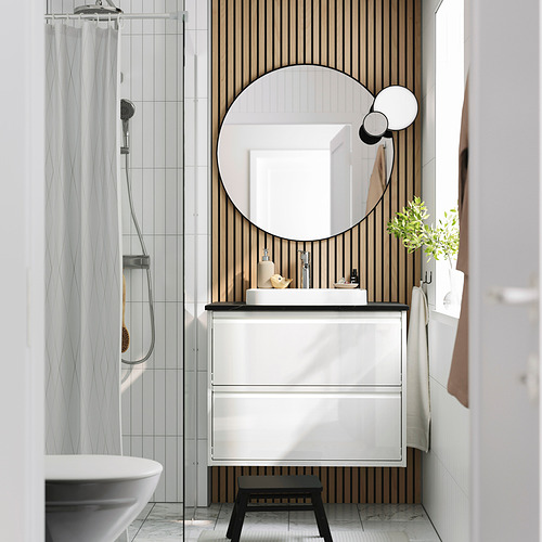 ÄNGSJÖN/BACKSJÖN wash-stnd w drawers/wash-basin/tap
