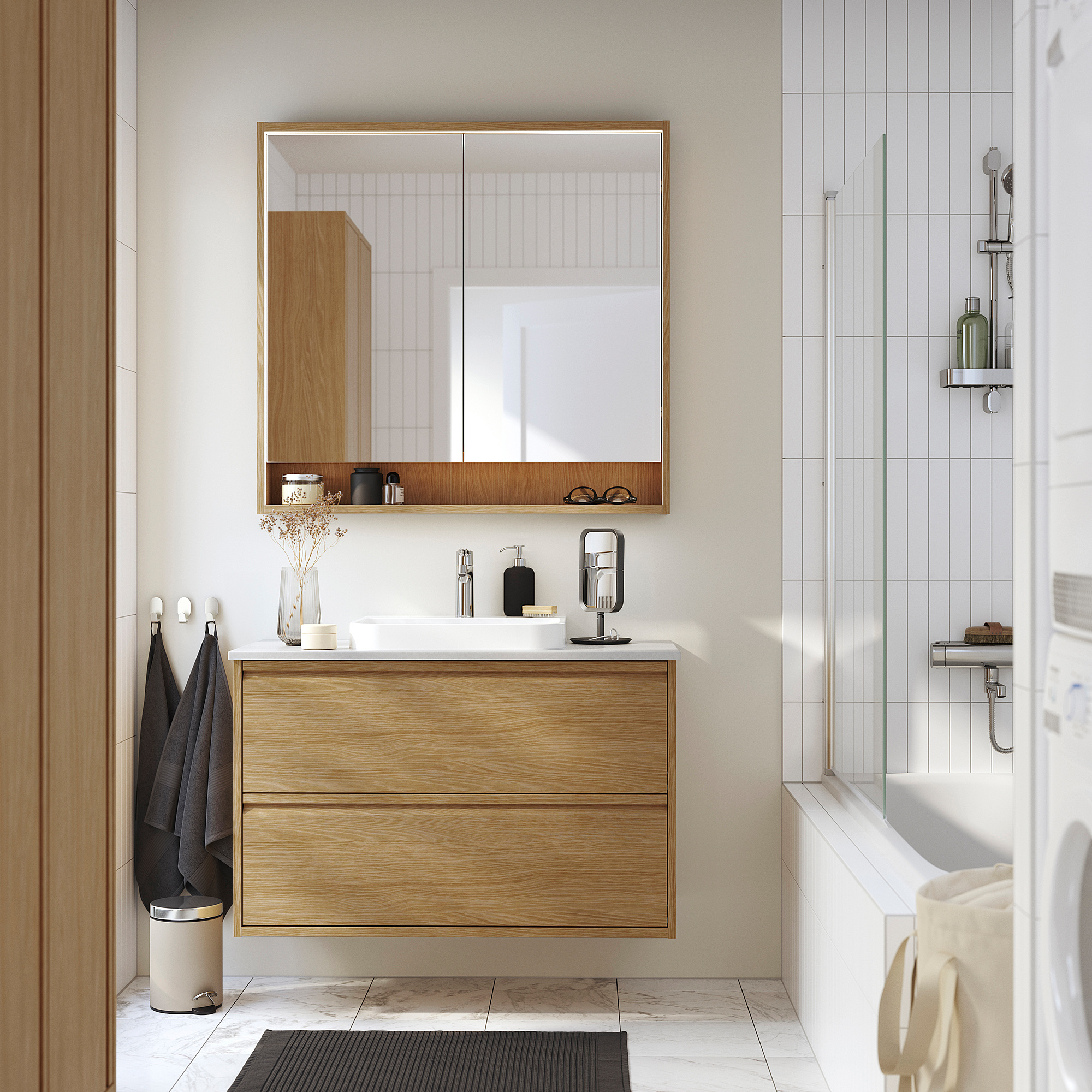 ÄNGSJÖN/BACKSJÖN wash-stnd w drawers/wash-basin/tap