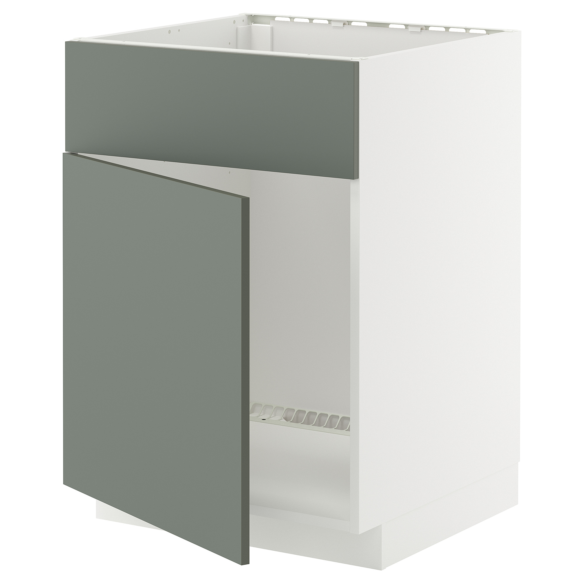 METOD base cabinet f sink w door/front