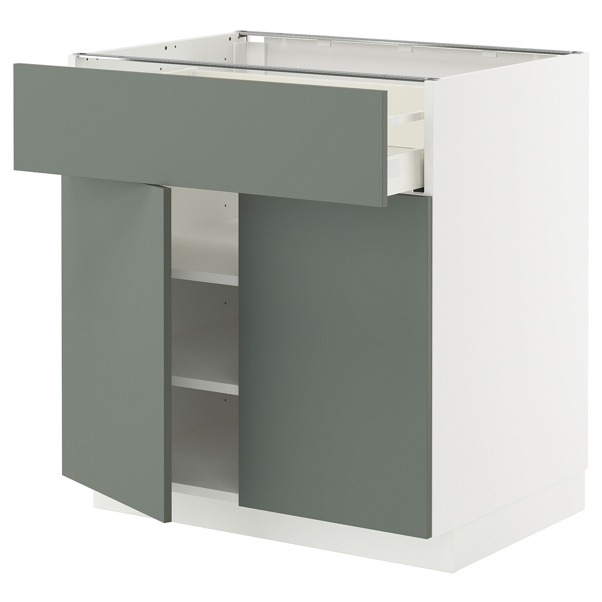METOD/MAXIMERA base cabinet with drawer/2 doors