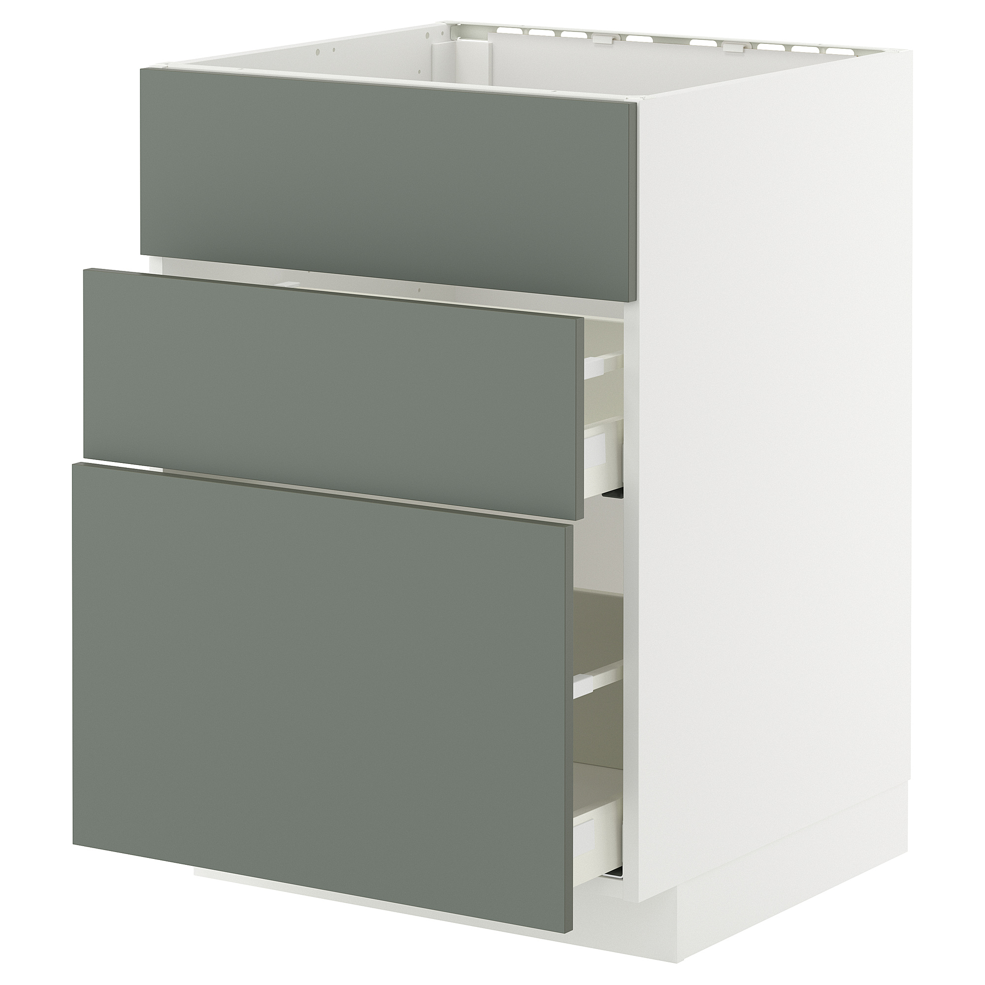 METOD/MAXIMERA base cab f sink+3 fronts/2 drawers