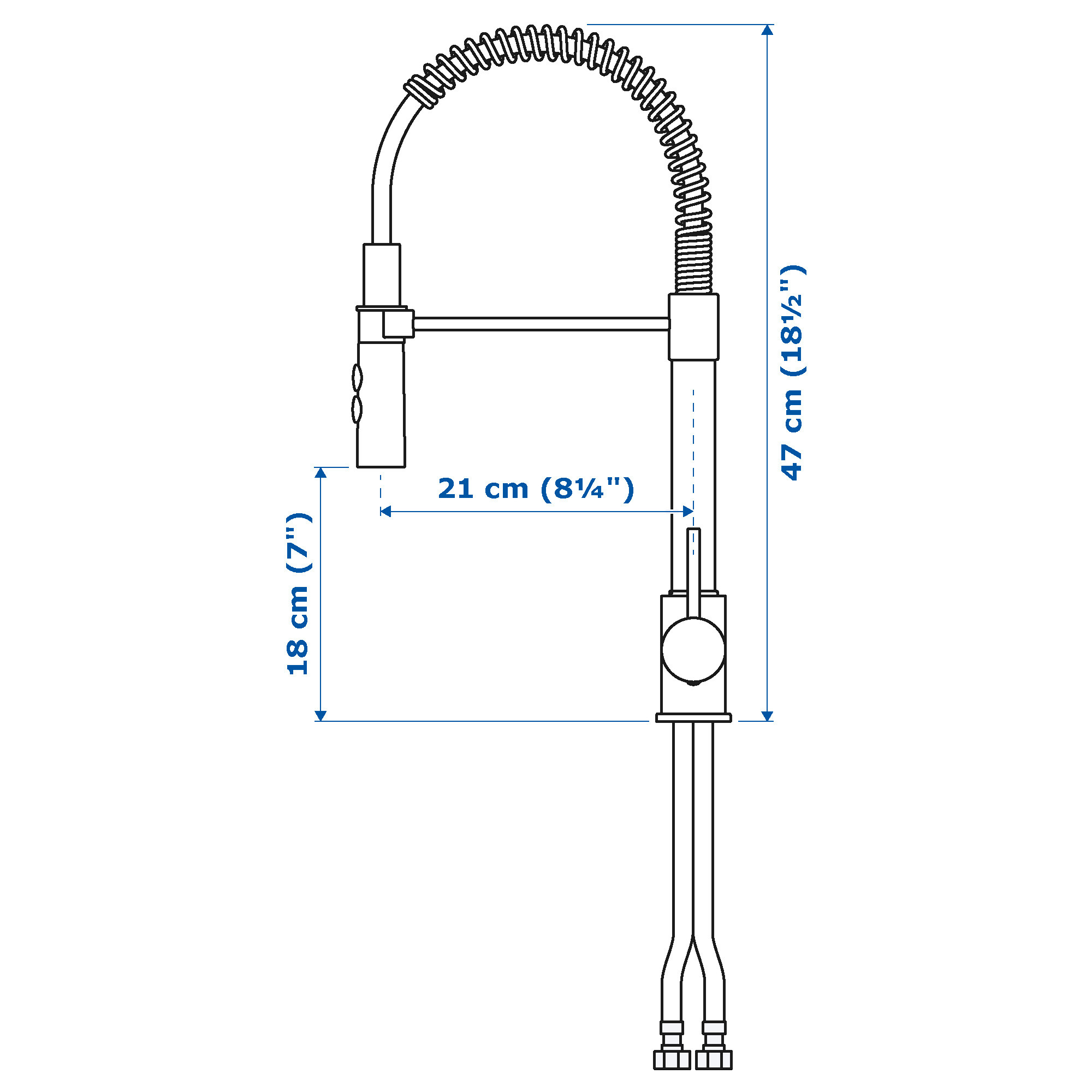 VIMMERN kitchen mixer tap/handspray