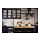 VADHOLMA - 廚房中島, 黑色/橡木 | IKEA 線上購物 - PH152114_S1