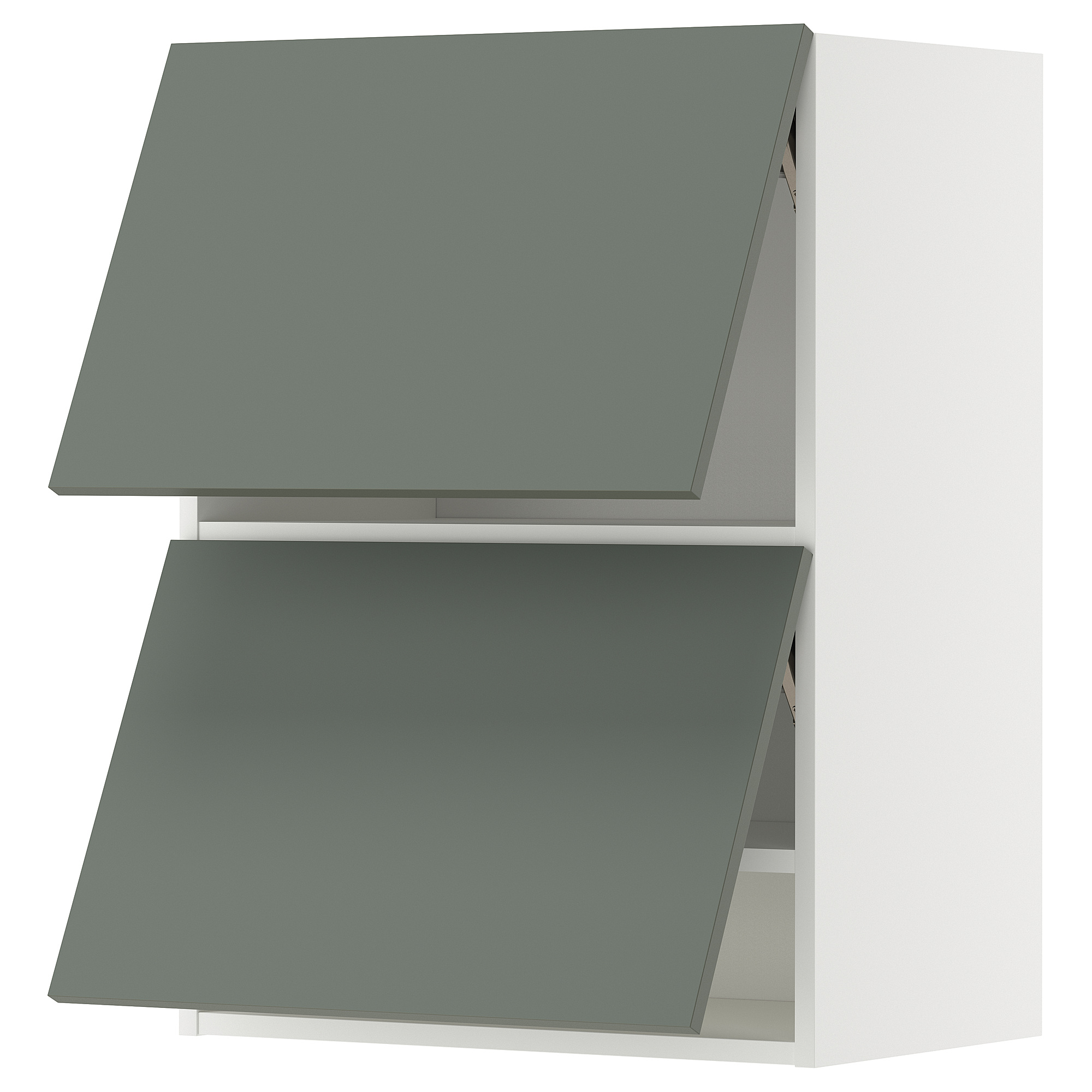 METOD wall cab horizo 2 doors w push-open