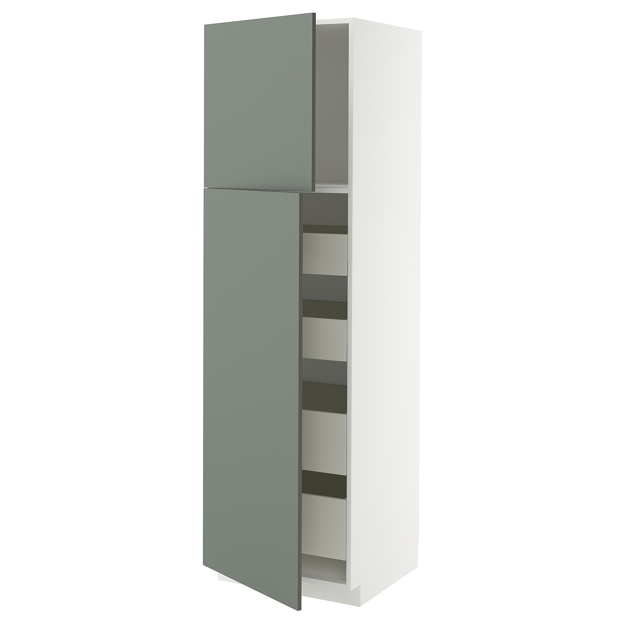 METOD/MAXIMERA hi cab w 2 doors/4 drawers