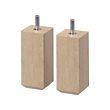 STUBBARP - leg, white stained oak effect | IKEA Taiwan Online - PE691065_S2 