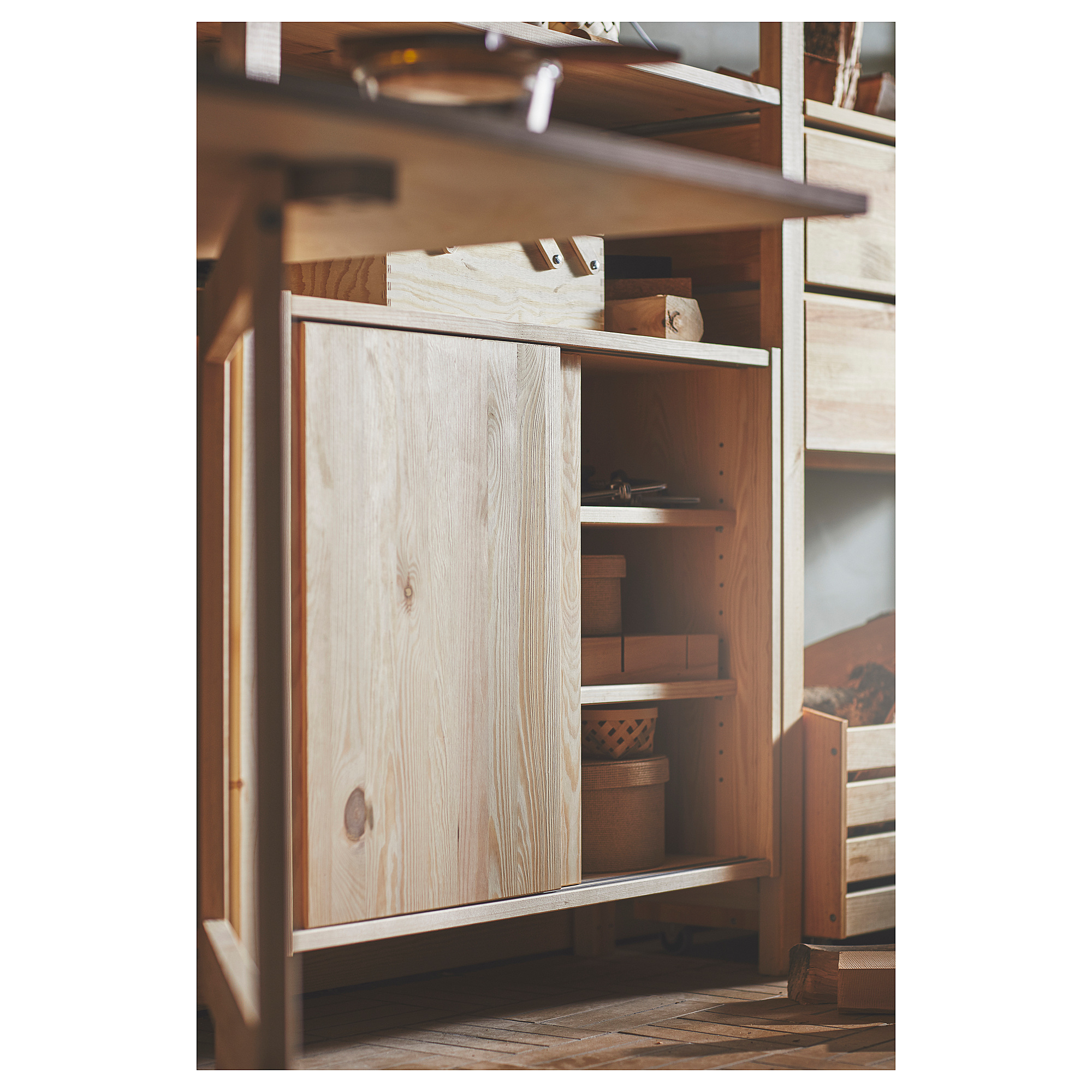 IVAR cabinet with sliding doors