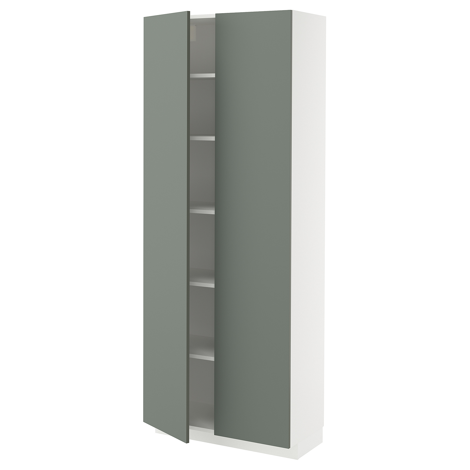 METOD high cabinet with shelves