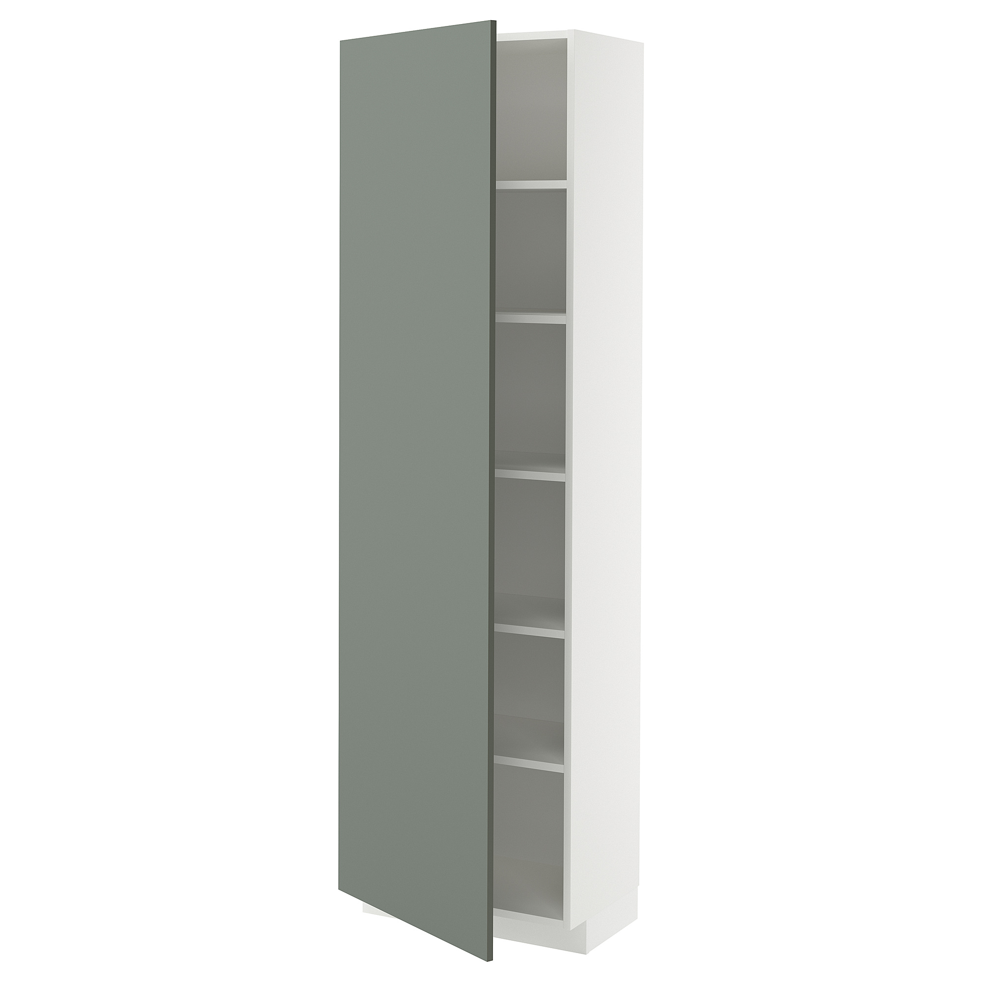 METOD high cabinet with shelves