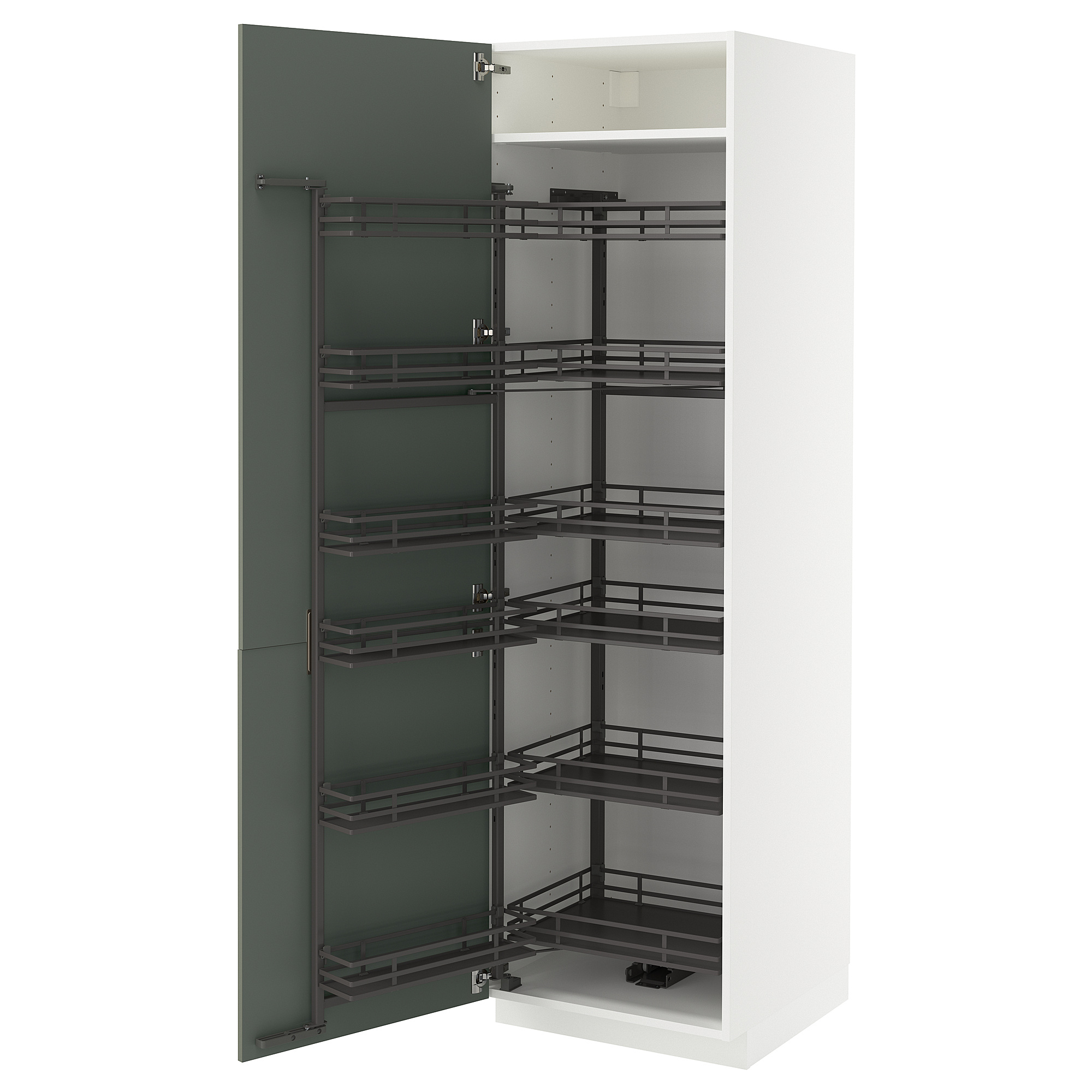 METOD high cabinet with pull-out larder