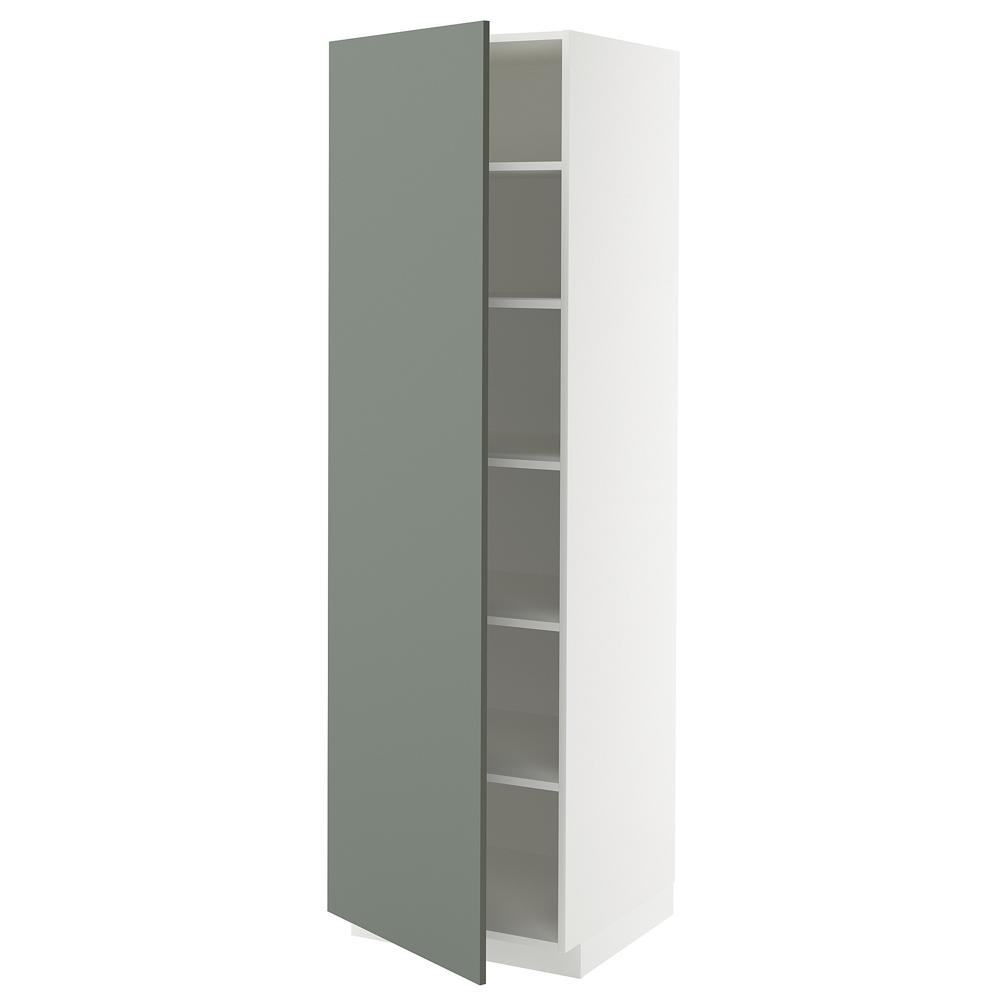 METOD high cabinet with shelves