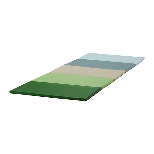 PLUFSIG - folding gym mat, blue/green, 78x185 cm | IKEA Taiwan Online - E1013865_S4