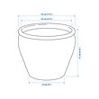 AMBRARÖNN plant pot