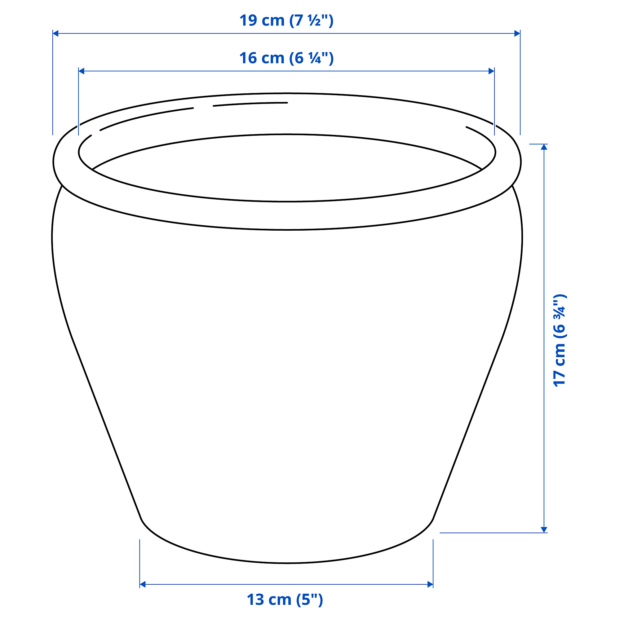 AMBRARÖNN plant pot