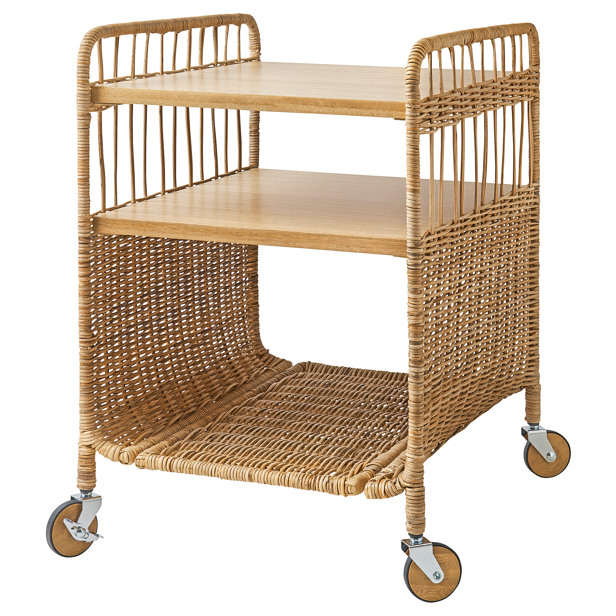 FRYKSÅS storage unit on castors