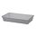 KOMPLEMENT - metal basket, patterned/dark grey, 93.5x53.3x16 cm | IKEA Taiwan Online - PE691239_S1