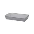 KOMPLEMENT - metal basket, patterned/dark grey, 100x58 cm | IKEA Taiwan Online - PE691239_S2 