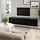 BESTÅ - TV bench with doors, black-brown/Selsviken high-gloss/black | IKEA Taiwan Online - PE734048_S1