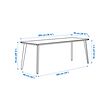LISABO/LISABO table and 6 chairs