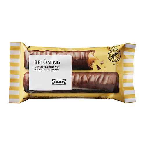 BELÖNING - milk chocolate bar, oat and caramel Rainforest Alliance Certified, 40 g | IKEA Taiwan Online - PE874840_S4