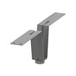 BESTÅ - supporting leg, grey, 10 cm | IKEA Taiwan Online - PE691375_S2 