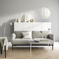 ÄPPLARYD - 雙人座沙發, Lejde 灰色/黑色 | IKEA 線上購物 - PE820289_S3