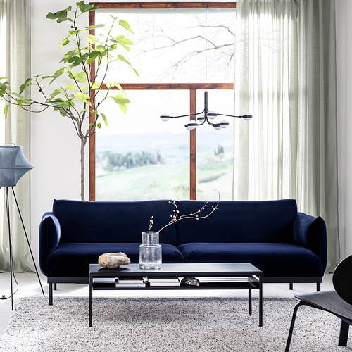 ÄPPLARYD - 三人座沙發, Djuparp 深藍色 | IKEA 線上購物 - PE833225_S4