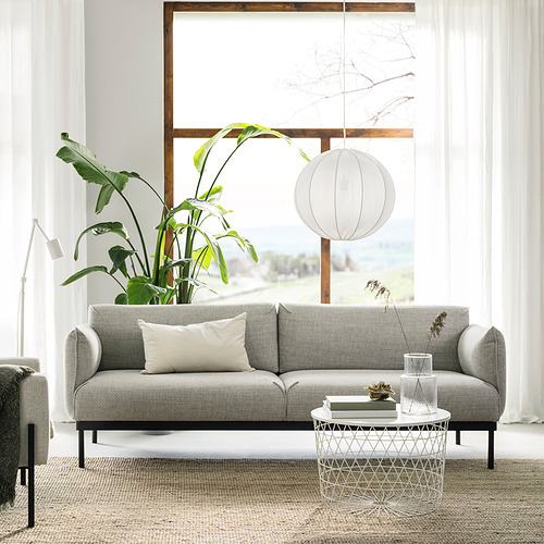 ÄPPLARYD - 3-seat sofa, Lejde light grey | IKEA Taiwan Online - PE833226_S4