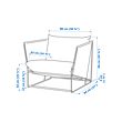 HAVSTEN armchair, outdoor
