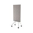 ELLOVEN whiteboard/noticeboard with castors