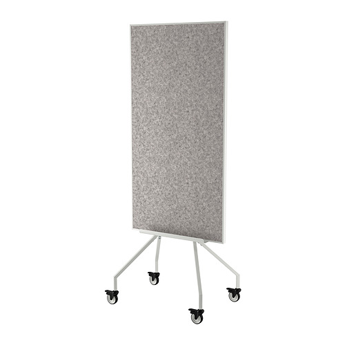 ELLOVEN - whiteboard/noticeboard with castors, white, 70x180 cm | IKEA Taiwan Online - PE833303_S4