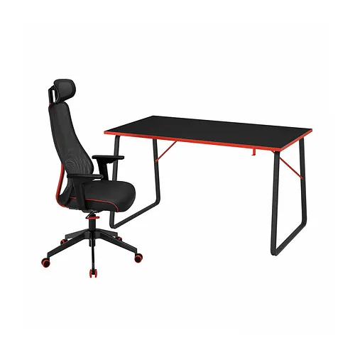 HUVUDSPELARE/MATCHSPEL - 電競桌/椅, 黑色 | IKEA 線上購物 - PE874890_S4