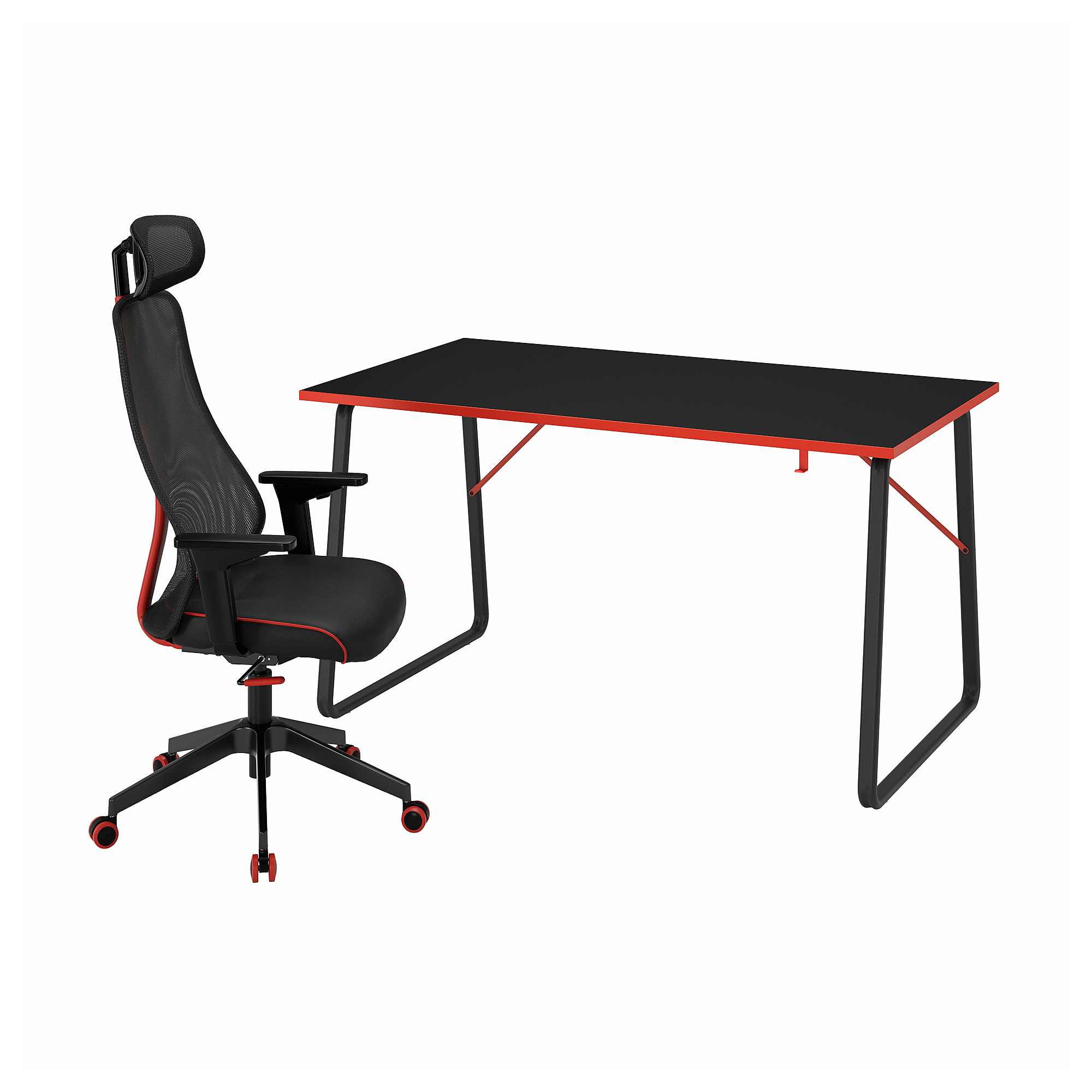 HUVUDSPELARE/MATCHSPEL gaming desk and chair