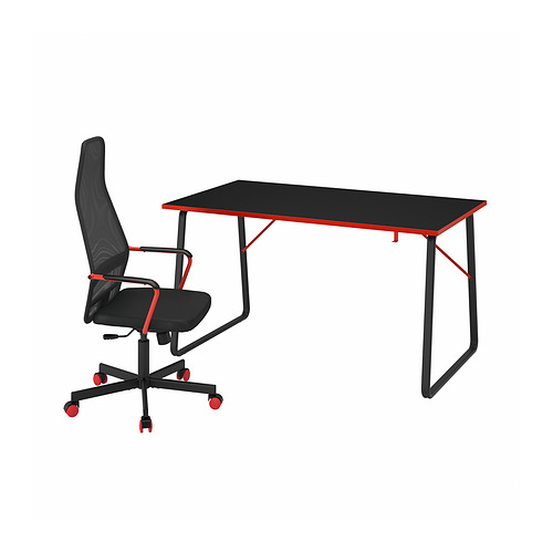 HUVUDSPELARE - gaming desk and chair, black | IKEA Taiwan Online - PE874888_S4