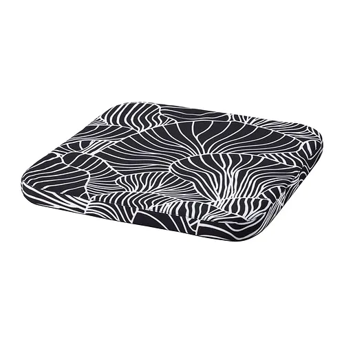 STAGGSTARR - 椅墊, 黑色/白色, 36x36x2.5 公分 | IKEA 線上購物 - PE833400_S4