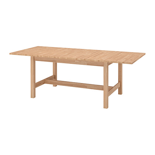 KARSKÄR - extendable table, rubberwood, 160/220x90 cm | IKEA Taiwan Online - E1013900_S4